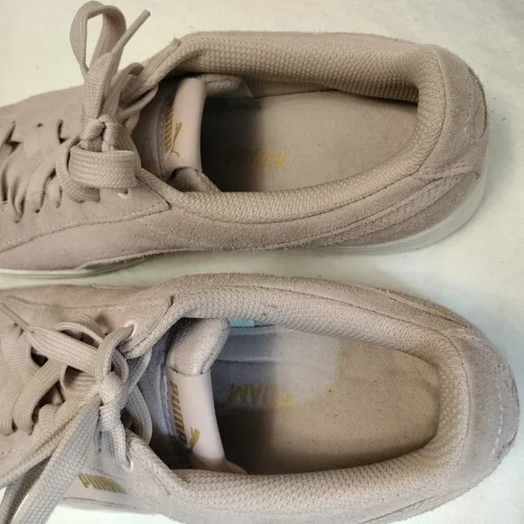 Puma Vikky AOS Sneakers, Pink Suede - Picture 5 of 9